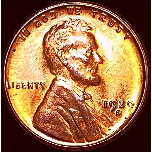 1929-S Red Lincoln Wheat Cent CHOICE BU
