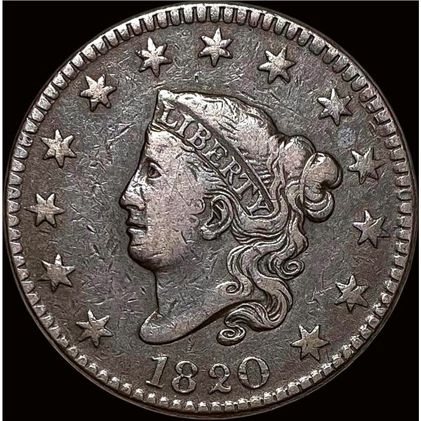 1820 Lg. Date Large Cent LIGHTLY CIRCULATED