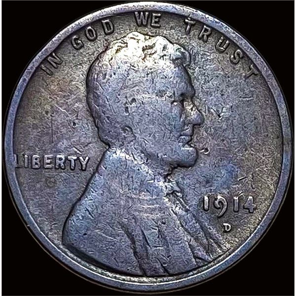 1914-D Lincoln Wheat Cent NICELY CIRCULATED