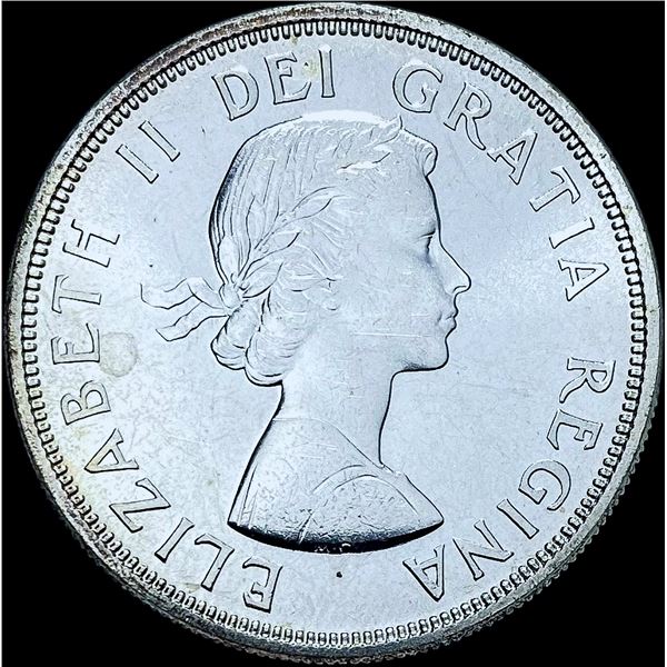 1964 PL Canada Silver Dollar Charlottetown CHOICE BU
