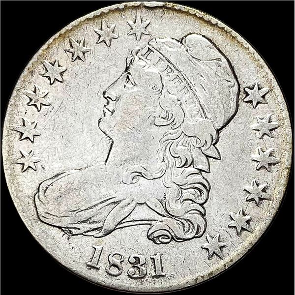 1831 Silver Capped Bust Half Dollar NEARLY UNCIRCULATED