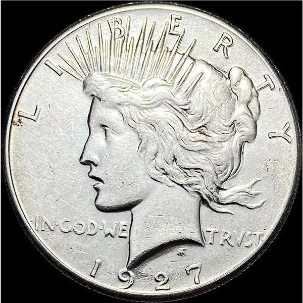 1927 Silver Peace Dollar CLOSELY UNCIRCULATED