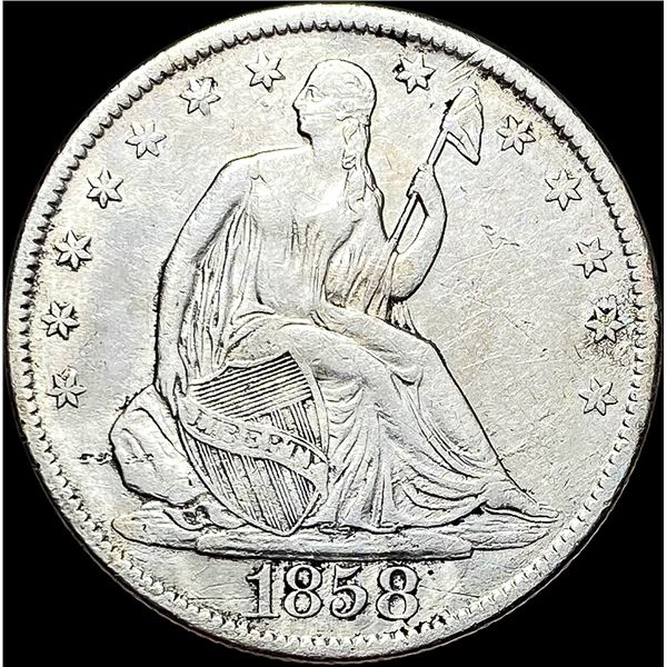 1858-O Silver Half Dollar HIGH GRADE