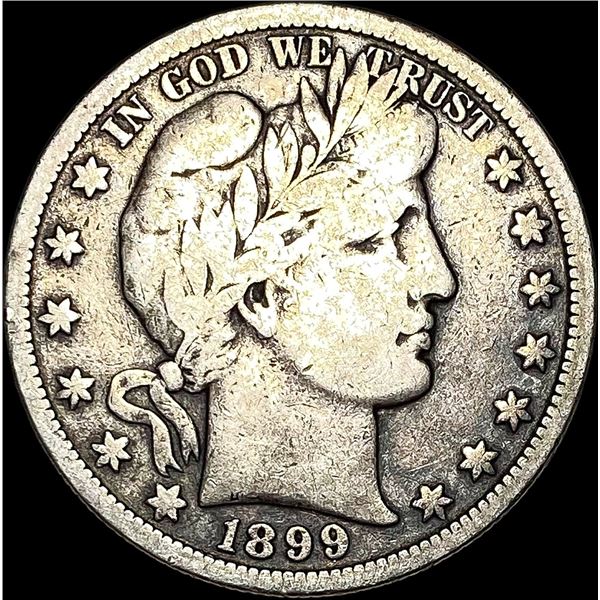 1899-S Silver Barber Half Dollar NICELY CIRCULATED