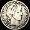 Image 1 : 1899-S Silver Barber Half Dollar NICELY CIRCULATED