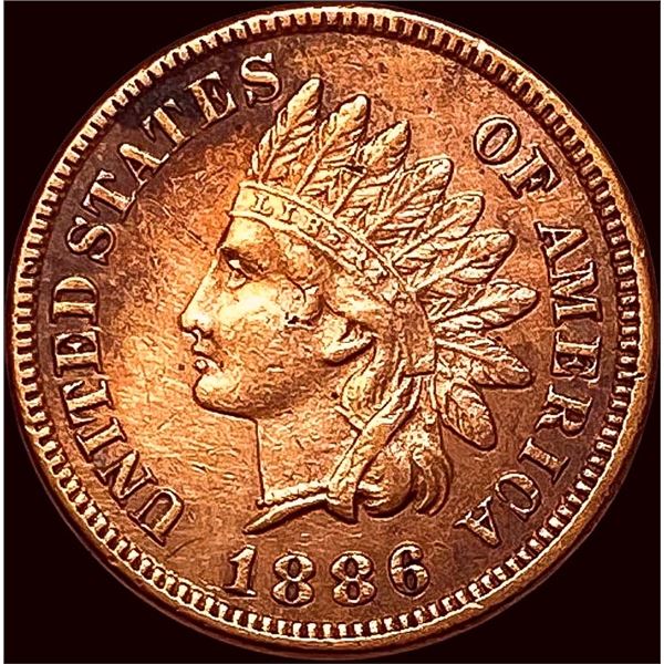 1886 Red Indian Head Cent UNCIRCULATED