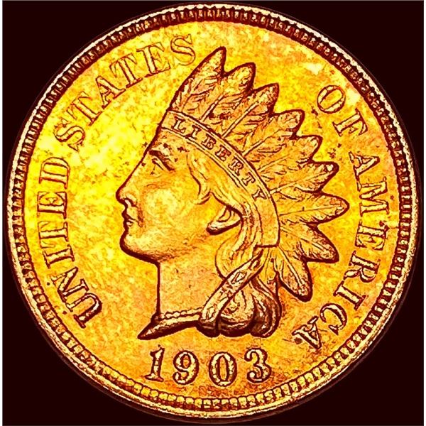 1903 Red Indian Head Cent CHOICE BU