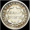 Image 2 : 1853 Seated Liberty Silver Half Dime NEARLY UNCIRCULATED