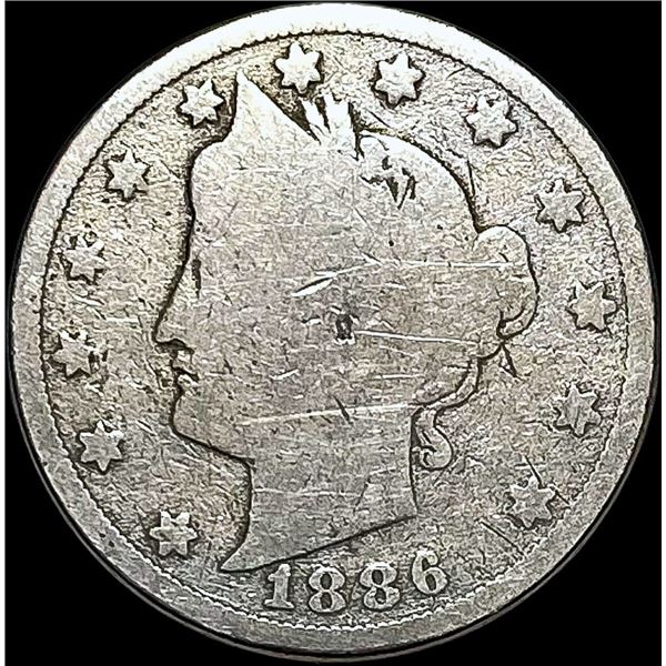 1886 Liberty Head Nickel NICELY CIRCULATED