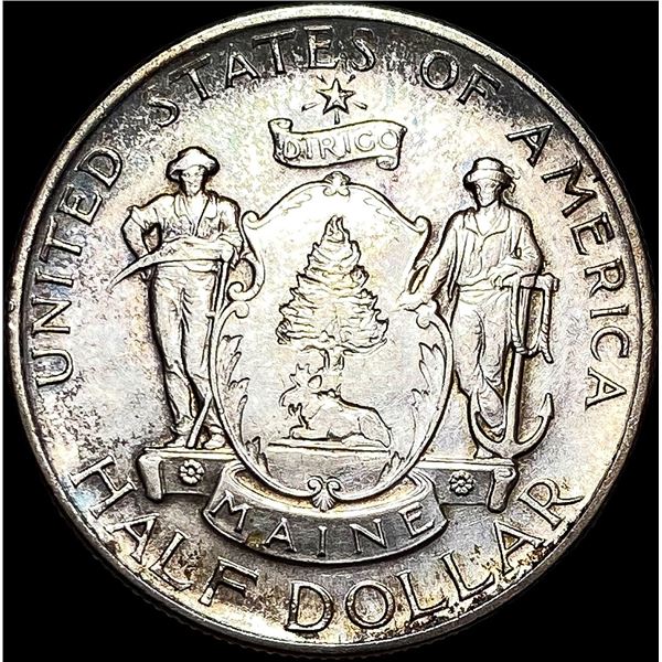 1920 Silver Maine Half Dollar HIGH GRADE