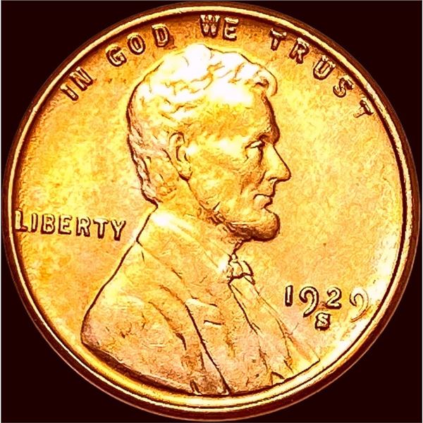 1929-S Red Lincoln Wheat Cent CHOICE BU
