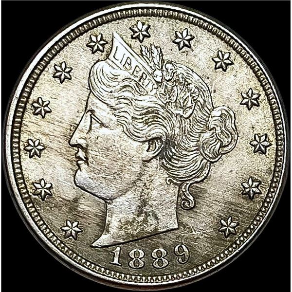 1889 Liberty Head Nickel CLOSELY UNCIRCULATED