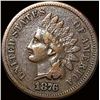 Image 1 : 1876 Indian Head Cent LIGHTLY CIRCULATED
