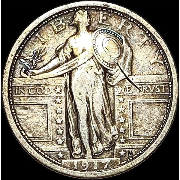 1917 Type 1 Standing Liberty Quarter HIGH GRADE