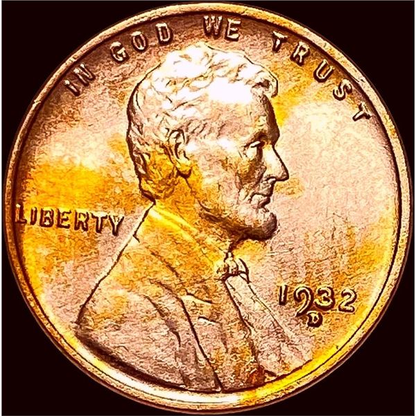 1932-D Red Lincoln Wheat Cent UNCIRCULATED