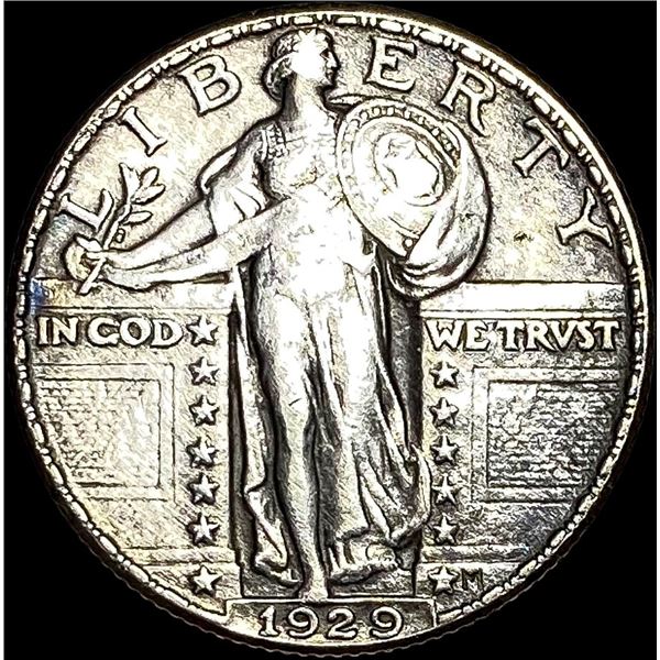 1929 Standing Liberty Silver Quarter CLOSELY UNCIRCULATED