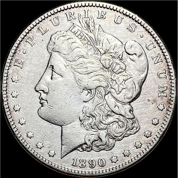 1890-CC Silver Morgan Dollar NEARLY UNCIRCULATED