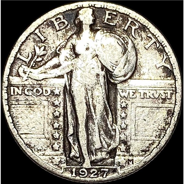 1927-S Standing Liberty Quarter NICELY CIRCULATED