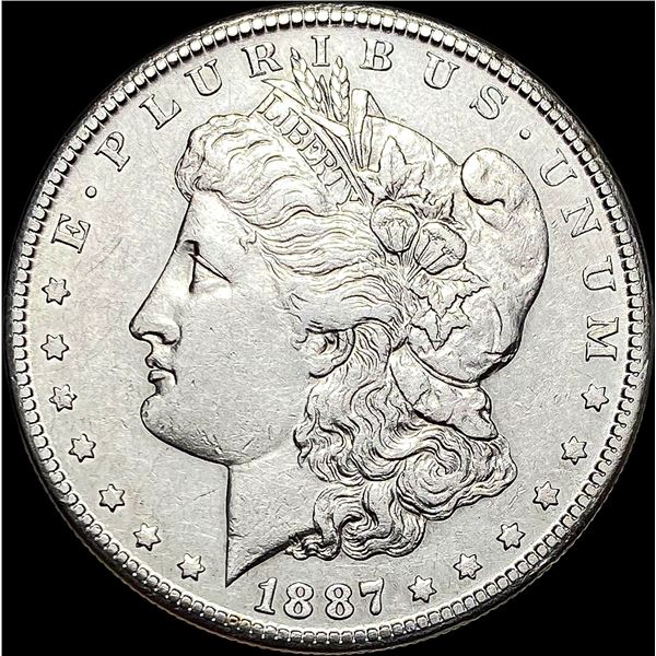 1887-S Silver Morgan Dollar CLOSELY UNCIRCULATED