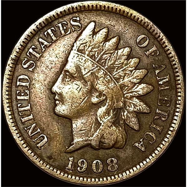 1908-S Indian Head Cent LIGHTLY CIRCULATED