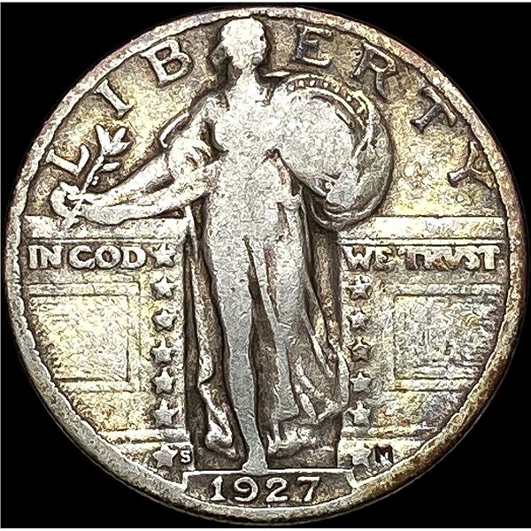 1927-S Standing Liberty Quarter LIGHTLY CIRCULATED