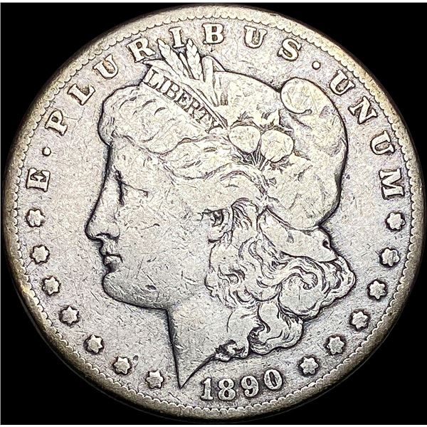 1890-CC Silver Morgan Dollar LIGHTLY CIRCULATED