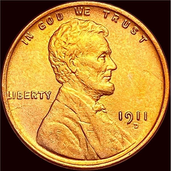 1911-D Red Lincoln Wheat Cent UNCIRCULATED