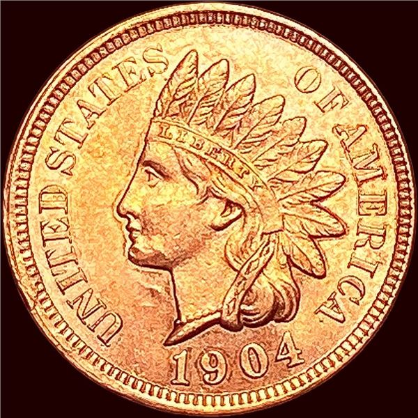 1904 Red Indian Head Cent CHOICE BU