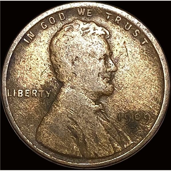 1909-S Lincoln Wheat Cent NICELY CIRCULATED