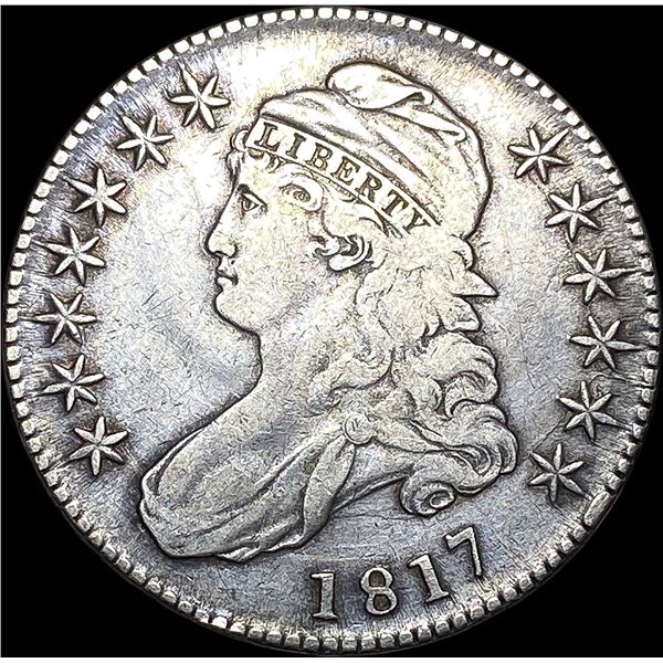 1817 Capped Bust Half Dollar LIGHTLY CIRCULATED