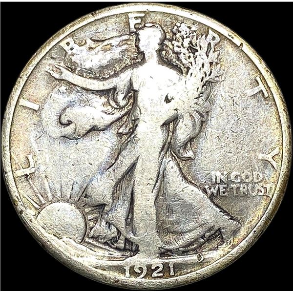 1921 Walking Liberty Half Dollar NICELY CIRCULATED