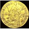 Image 1 : 1754 Hungary Gold 1/4 Ducat .0277oz HIGH GRADE