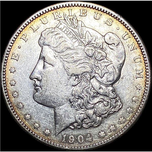 1904 Silver Morgan Dollar CLOSELY UNCIRCULATED