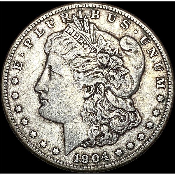 1904-S Morgan Silver Dollar NEARLY UNCIRCULATED