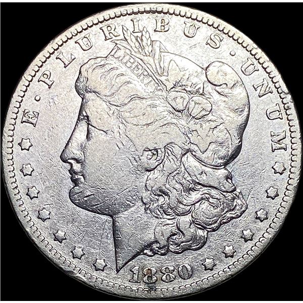 1880-CC REV 78 Silver Morgan Dollar NEARLY UNCIRCULATED