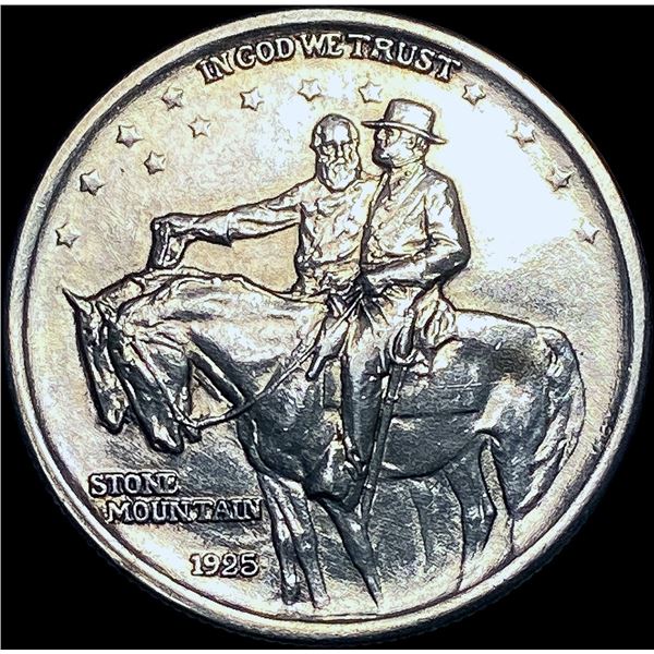 1925 Stone Mountain Silver Half Dollar GEM BU