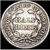 Image 2 : 1856 Seated Liberty Half Dime CLOSELY UNCIRCULATED
