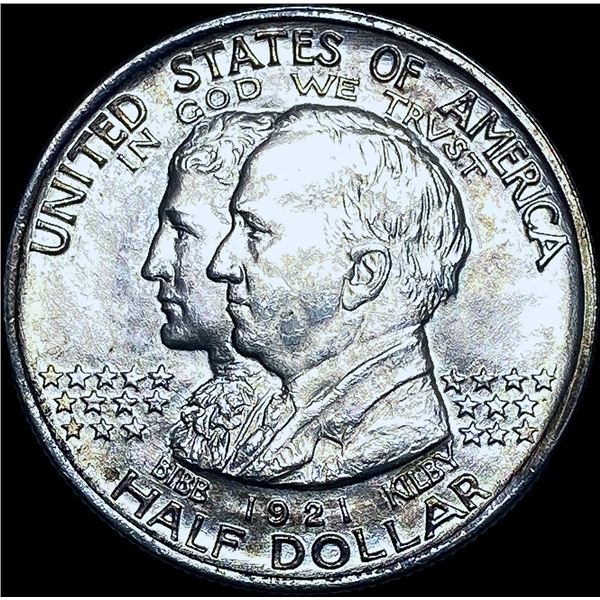 1921 Silver Alabama Centennial Half Dollar GEM BU