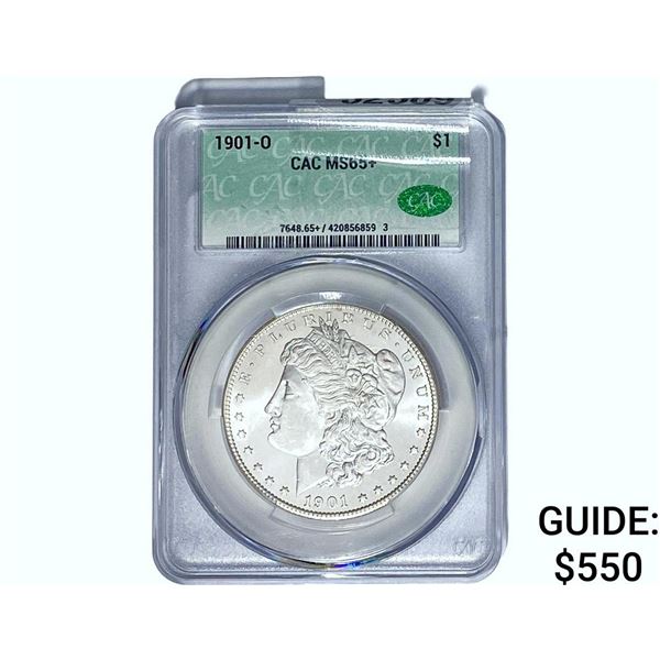 1901-O Morgan Silver Dollar CAC MS65+