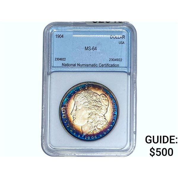 1904 Morgan Silver Dollar NNC MS64
