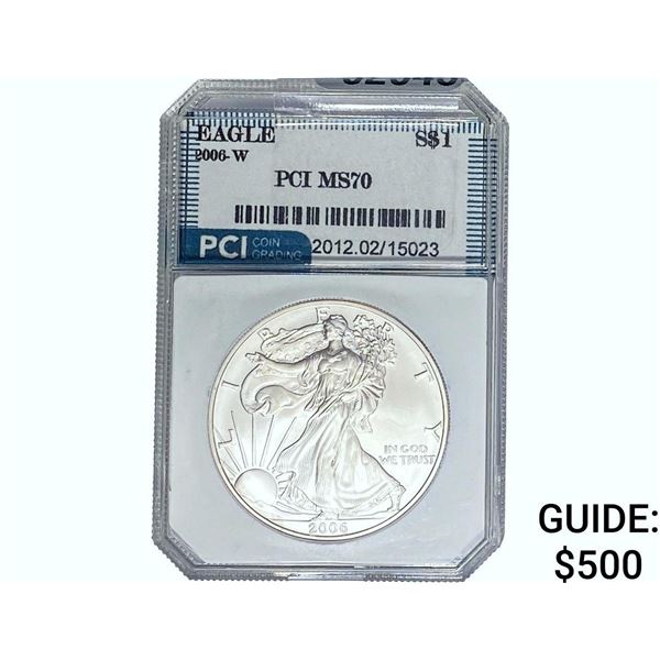 2006-W Silver Eagle PCI MS70
