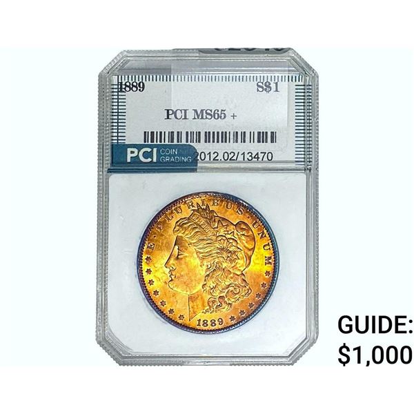 1889 Morgan Silver Dollar PCI MS65+
