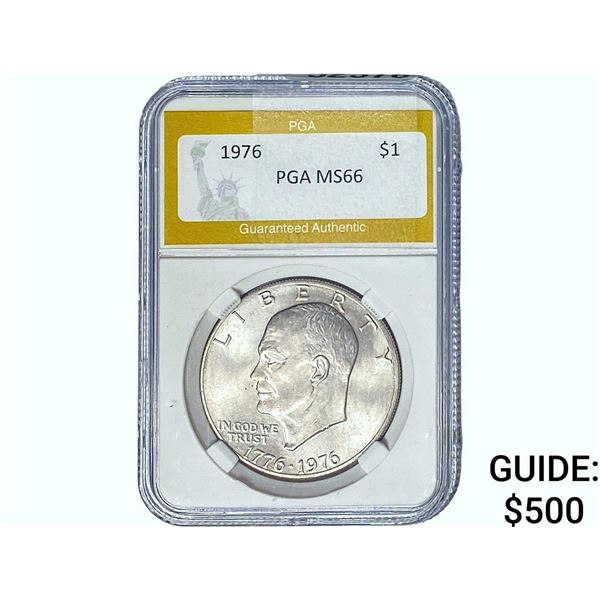 1976 Eisenhower Dollar PGA MS66