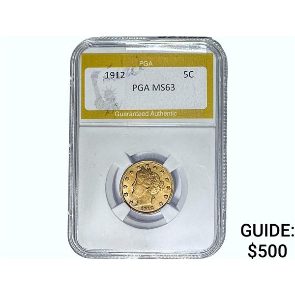 1912 Liberty Victory Nickel PGA MS63