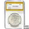 Image 1 : 1892 Morgan Silver Dollar PGA MS63