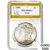 Image 1 : 1885 Morgan Silver Dollar PGA MS64+ Toned