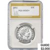 Image 1 : 1892 Barber Half Dollar PGA MS63+