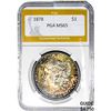Image 1 : 1878 Morgan Silver Dollar PGA MS65