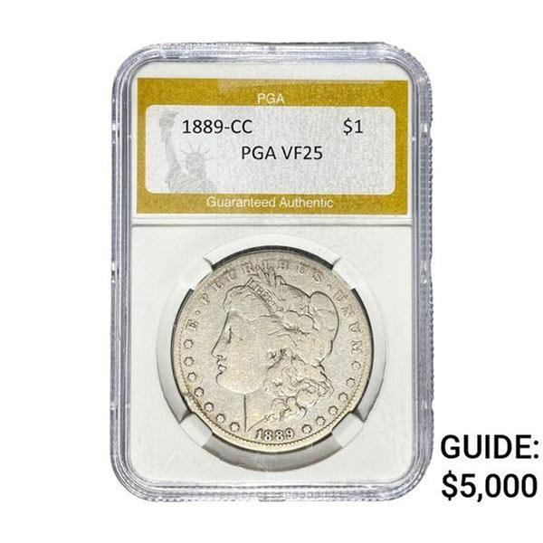 1889-CC Morgan Silver Dollar PGA VF25