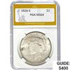 Image 1 : 1926-S Silver Peace Dollar PGA MS64